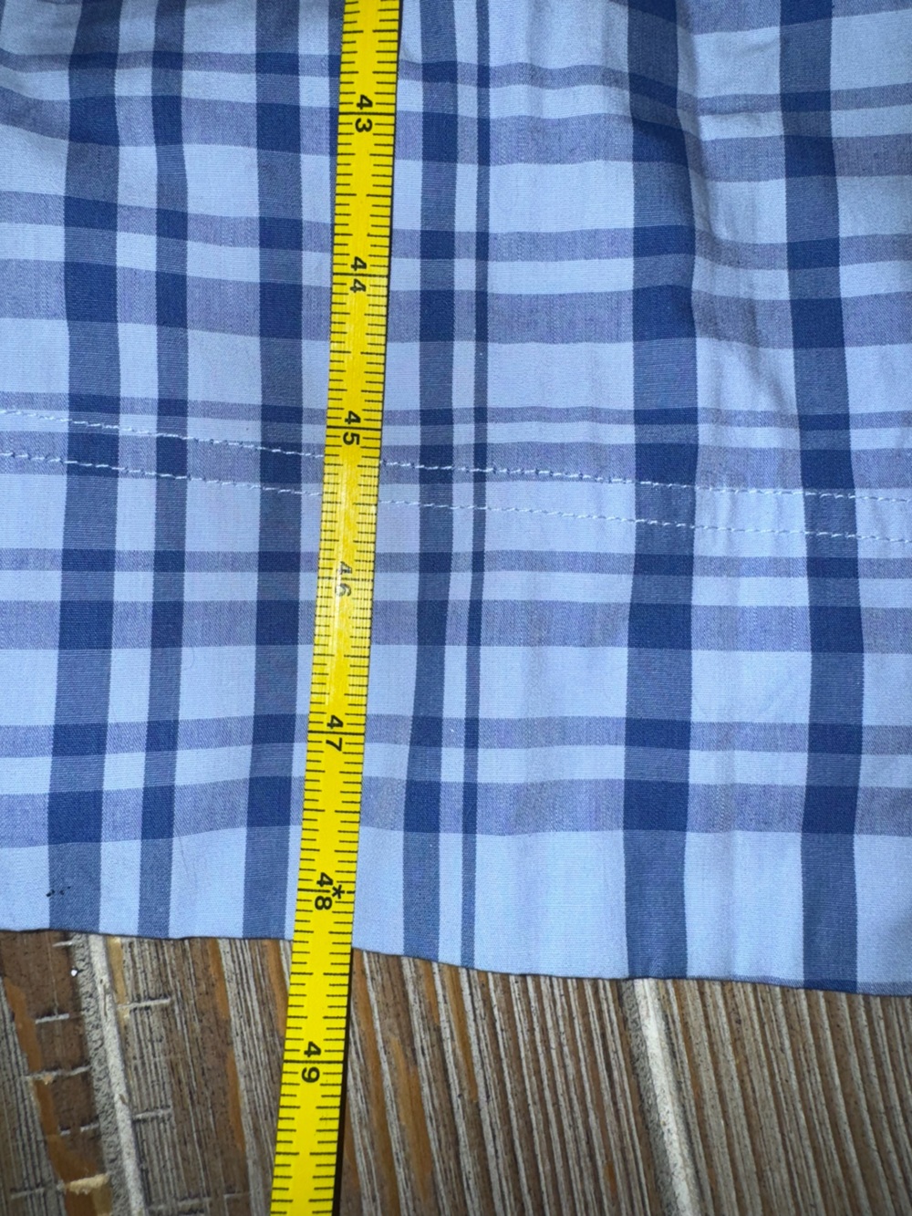 Free Assembly Sleeveless Blue Plaid Midi Dress with Waist Tie NWT sold our - Picture 13 of 15